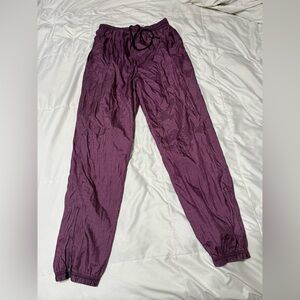 Vintage purple wind pants